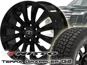 新品 レクサス LX600 ランクル300 LC300 国産 22インチタイヤホイールセット NITTO TERRA GRAPPLER G2 285/45R22