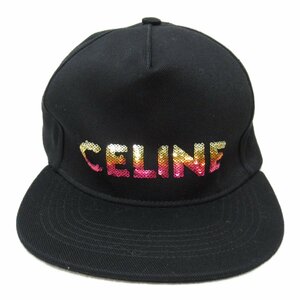 セリーヌ キャップ ブランドオフ CELINE コットン キャップ コットン/ポリウレタン レディース