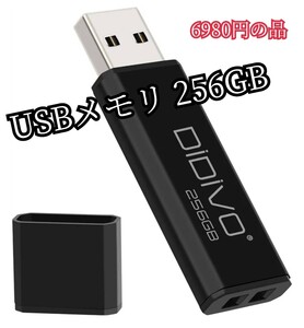 USBメモリ 256GB フラッシュドライブ 小型 軽量 超高速データ転送 大容量 読取り最大15MB/s キャップ式 USBメモリースティック データ転送 