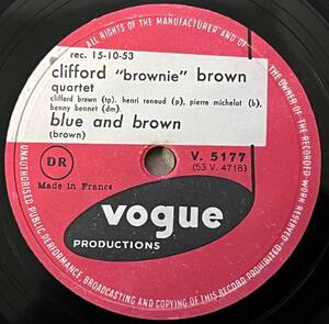 CLIFFORD BROWN VOGUE I Can