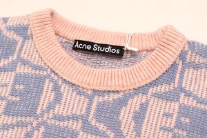 アクネ ACNE STUDIOS（アクネ ストゥディオズ） プルオーバー ジロコロ フェイス ジャカードセーター C60081 DLG MULTI サイズS