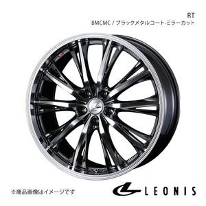 LEONIS/RT フーガ Y51 FR アルミホイール1本 【20×8.5J 5-114.3 INSET45 BMCMC(ブラックメタルコート/ミラーカット)】 0041207