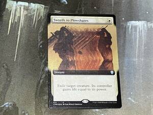 MTG 剣を鍬に/Swords to Plowshares 拡張アート Foil 英 1枚迄