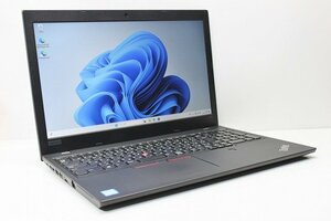 1円スタート ノートパソコン Windows11 Lenovo ThinkPad L580 15.6インチ 第8世代 Core i5 SSD256GB メモリ8GB Windows10 カメラ 10キー