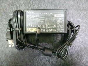 NEC ACアダプター 型式: PA-1510-19 差込外径: 5.5mm 入力: 100-240V 105-142VA 出力: 19V/2.64A コンセント: ２極 管理No.05927