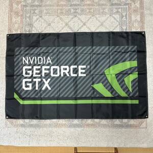 訳あり NVIDIA 特大フラッグ 105 旗 タペストリー バナー フラッグ ガレージ装飾 アメリカン 雑貨 マザーボード パソコン PC ロゴ ゲーム