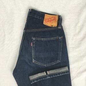 【旧】DENIME ドゥニーム ORIZZONTI オリゾンティ SHINS シンズ XXタイプ 日本製 W29 L36 赤タブ セルビッチ 黄耳 革パッチ 隠しリベット