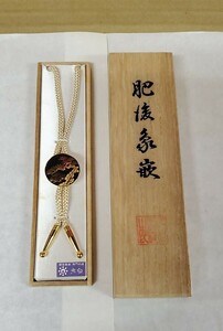 肥後象嵌 光助 ループタイ 伝統工芸品 アンティーク品