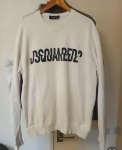 DSQUARED2 ホワイト スウェット XL