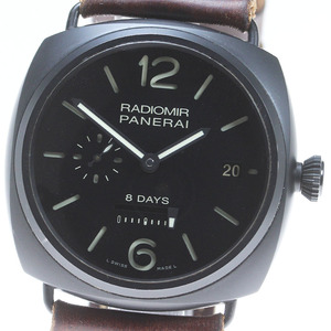 パネライ PANERAI PAM00384 ルミノール 8デイズ デイト パワーリザーブ 手巻き メンズ _837274