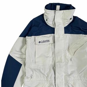 90s Columbia ナイロン　ジャケット　TITANIUM OMNI TECH コロンビア　アウトドア　古着　vintage ヴィンテージ　サイズL