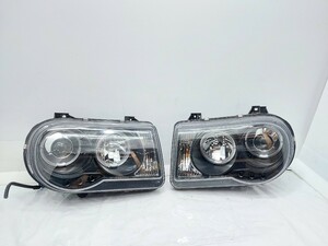 クライスラー 300C LX35 LX57 社外 ヘッドライト 左右セット LED ソナー SONAR レンズ ランプ B2