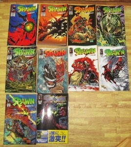 ★美品★SPAWN★スポーン日本語版★1、2、9、10、11、12、13、14、15、18★10冊セット★アメコミ 海外作品★レターパックプラス発送可能！