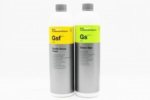 Koch Chemie Gentle Snow Foam 1L+Green Star Universal cleaner 1L (コッホケミー ジェントル スノーフォーム 1L+グリーンスター 1L)