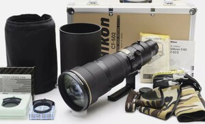 【美品】Nikon Nikkor AF-S 500mm f4 D ED II Lens AFS IF #202