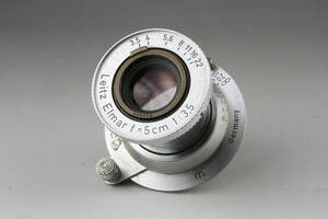 実写テスト済み Leica Elmar 5cm F3.5 ライカ エルマー 単焦点 標準レンズ 沈胴 ライカ L39 Lマウント Leitz Germany ドイツ製 #148