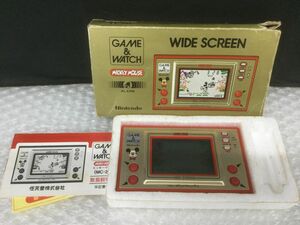 D900-60-M【ジャンク部品取り】Nintendo 任天堂 GAME WATCH MC-25 ゲームウォッチ MICKEY MOUSE ミッキーマウス ディズニー/説明書箱付きt