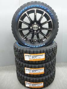 新品4本セット★IOTA★TOYOオープンカントリー　165/60R15★ホワイトレター★軽トラ・軽バン・ハイゼット・エブリー・ハスラー★G