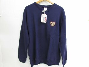 CALEE キャリー Embroidery crew neck sweat CL-22AW085 タグ付き パープル 紫 スウェット トレーナー SIZE:L ∥FG6395