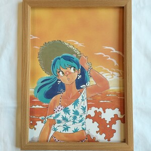 うる星やつら 複製原画■額装品 B4サイズ 高橋留美子■少年サンデー/インテリア/ラムちゃん サンセット