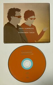 輸入盤CD　Andy Summers& Fernanda Takai FUNDAMENTAL 洋楽　紙ジャケット仕様　フェルナンダ・タカイ　アンディ・サマーズ