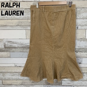 【人気】RALPH LAUREN/ラルフローレン コーデュロイスカート ベージュ サイズ13/2679