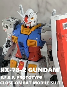 BANDAI RG 1/144 RX-78-2 GUNDAM ver.2.0 塗装済み完成品