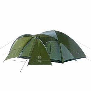 新品　キャプテンスタッグ 2ルームドームテント テントの高さを抑え、 フレームワークで強度と耐風性に優れた快適装備の ドームテント！