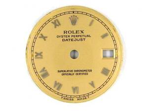 ロレックス レディース　デイトジャスト シャンパン色　文字盤