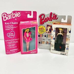 H330-I4-12446 Barbie バービー Key chaine No.720-0 701-0 Vintage キーホルダー 2点 当時物 キーチェーン 1995 1996 ヴィンテージ