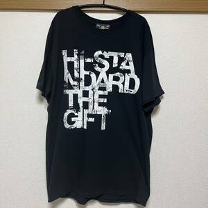 Hi-STANDARD GIFT TOUR Tシャツ 2017 半袖 黒色 ブラック ハイスタンダード ハイスタ ロック バンド 難波章浩 横山健 恒岡章 送料185円〜