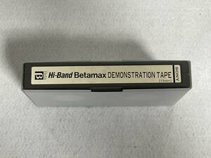 SONY HI-BAND Betamax DEMONSTRATION TAPE βテープ ベータテープ 現状品 激レア