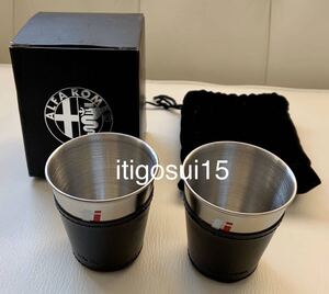 ★【未使用】アルファロメオ ALFA ROMEO★ステンレスカップ 2個セット コップ★ノベルティ