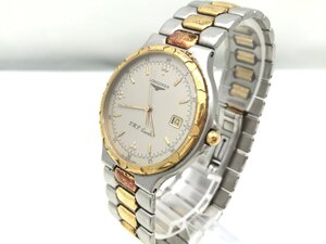 LONGINES ロンジン コンクエスト VKTクオーツ デイト 不動 中古【UW110353】▲