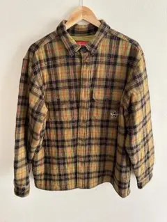 supreme quilted plaid flannel shirt