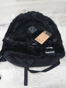 Supreme Fur Backpack 20L 黒 ファー リュックサック シュプリーム ノースフェイス ファー ばっく バックパック