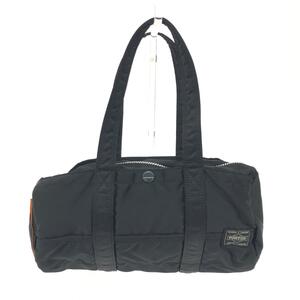 ◆PORTER ポーター タンカー ボストンバッグ◆ ブラック ナイロン ユニセックス ドラムバッグ bag 鞄