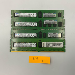 [サーバー用]Samusng等メーカー混在 8G 合計4枚セット メモリ メモリー2133P RC0registered ECC PC4-17000 12