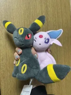 【一点限り早い者勝ち】ポケットモンスターほぺぴたぬいぐるみエーフィーブラッキー