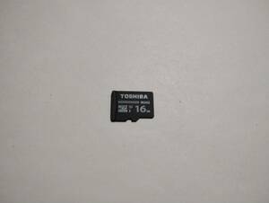 16GB　microSDHCカード　TOSHIBA　M203　フォーマット済み　メモリーカード　microSDカード