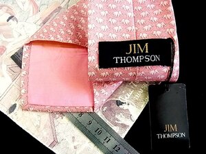 ♪今週の特売980円～♪2528♪良品【JIM THOMPSON】ジムトンプソン【象 ゾウ 動物 柄】ネクタイ♪