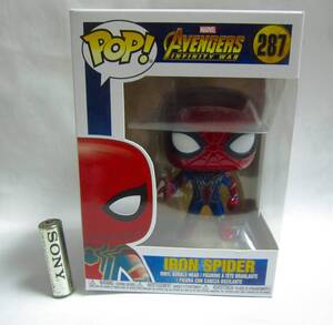 中古品 Funko PoP! IRON SPIDER フィギュア