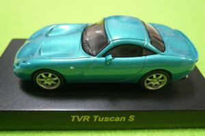 【希少・新品】京商1/64 ミニカーコレクション★TVR タスカン S ☆ ブルーメタリック 