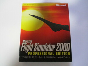 Microsoft Flight Simulator 2000 ■ プロフェッショナルエディション　中古品