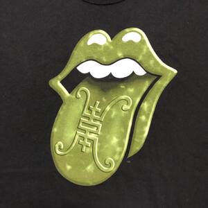 ヴィンテージＴシャツ　ROLLING STONES　2003年製　ローリングストーンズ　香港公演限定Ｔシャツ　ロックTEE　2000s　00s　黒　バンドTEE