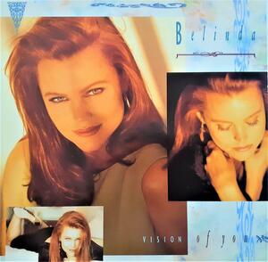 美盤　Belinda Carlisle ベリンダ・カーライル　Vision Of You　UK盤 オリジナル 12”シングルレコード　：　George harrison