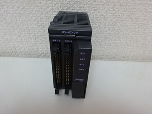 中古 KEYENCE 4軸パルス列位置決めモーション装置 KV-MC40V