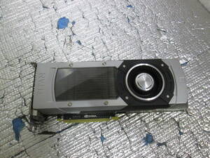 [H1-3/T4907-1]美品★Nvidia GTX ITIAN 6144M GDDR5 384B DUAL-DVI HDMI DP ビデオカード [PCIExp 6GB ]★