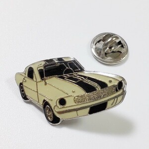 送料120円～ 1965 Ford MUSTANG ピンバッジ 検)非売品 ピンバッチ ピンズ NEWERA 当時物 デッドストック アメ車 PINS フォード マスタング