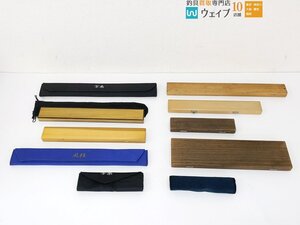 巧作 浮子仕掛けケース・写楽 浮子ケース・風雅 ハリスケース 他 計10点 ヘラ用品セット